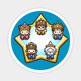 The Five Wisdom Kings Magnet